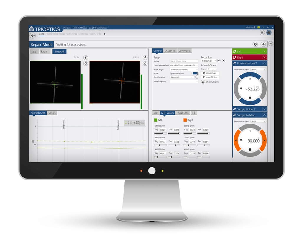TRIOPTICS ImageMaster® 软件