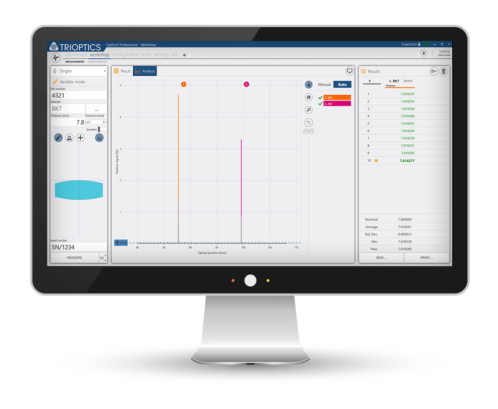 OptiSurf® LTM 软件